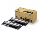 Toner Samsung [CLT-P406B] dual pack black oryginalny