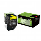 Toner Lexmark [80C20Y0] yellow oryginalny