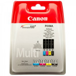 Tusz canon [CLI551CMYK] 4 pack oryginalny