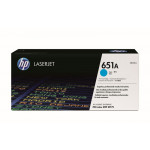 Toner hp 651A [CE341A] cyan oryginalny