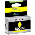 Tusz lexmark 100XL [14N1071E] yellow oryginalny