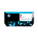 Głowica drukjąca+wkład atr.+gniazdo czyszcz hp 81 [C4952A] magenta oryginalna