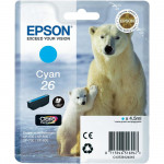 Tusz epson 26 [T2612] cyan 4,5ml oryginalny