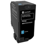 Toner Lexmark [84C2HC0] cyan oryginalny