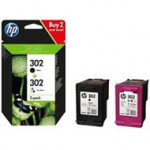 Tusz hp 302 [X4D37AE] 2-pack black+cmy oryginalny