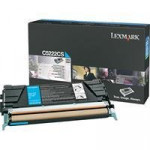 Toner lexmark [C52202CS] cyan oryginalny