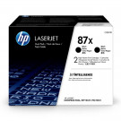 Toner HP 87X [CF287XD] 2-pak black oryginalny