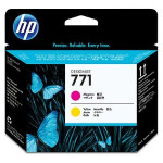 Głowica drukująca hp 771 [CE018A] magenta + yellow oryginalna