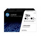 Toner HP 26X [CF226XD] 2-pak black oryginalny