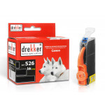 Tusz canon [CLI-526BK] czarny chip 12ml drekker