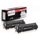 Toner hp 36A [CB436AD] 2 pack czarny drekker