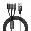 Kabel przewód USB 3w1