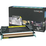 Toner lexmark [C734A1YG] yellow oryginalny