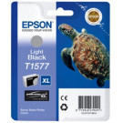 Tusz epson [T1577] light czarny oryginalny