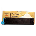 Toner kyocera [TK-500C] cyan oryginalny