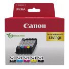 Tusz canon [PGI-570/CLI-571] 0372C006 / 0372C004 PGBK/BK/C/M/Y Multi Pack oryginalny
