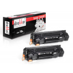 Toner hp 78A [CE278AD] 2 pack black drekker