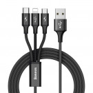 Kabel przewód USB 3w1